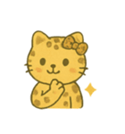 大人カワイイ！表情豊かな女豹ちゃん♡（個別スタンプ：24）