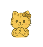大人カワイイ！表情豊かな女豹ちゃん♡（個別スタンプ：27）