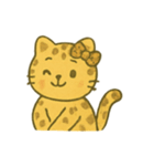 大人カワイイ！表情豊かな女豹ちゃん♡（個別スタンプ：30）