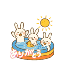 うさぎのビッグシリーズ見守りシリーズ夏（個別スタンプ：32）
