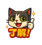 ツンデレで四角いねこのぶんたⅡ（個別スタンプ：16）