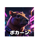 カピバラ100％！40表情で気分お届け（個別スタンプ：5）