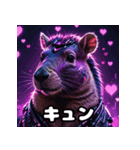 カピバラ100％！40表情で気分お届け（個別スタンプ：10）