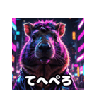 カピバラ100％！40表情で気分お届け（個別スタンプ：26）