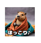 ゆるっとカピバラの気持ちスタンプ（個別スタンプ：35）