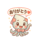 ダジャレイカちゃんのぷかぷかスタンプ（個別スタンプ：40）
