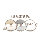 ずっと使える関西弁＊文鳥さん。（個別スタンプ：10）