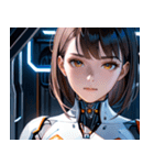 アンドロイドの少女0（個別スタンプ：1）