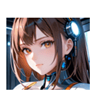 アンドロイドの少女0（個別スタンプ：5）