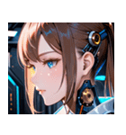 アンドロイドの少女0（個別スタンプ：8）