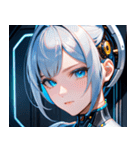 アンドロイドの少女0（個別スタンプ：20）