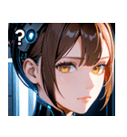 アンドロイドの少女1（個別スタンプ：30）