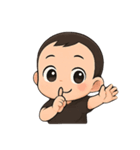 男の子のいろんな表情（個別スタンプ：2）