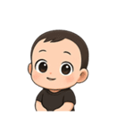 男の子のいろんな表情（個別スタンプ：9）