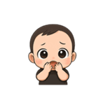 男の子のいろんな表情（個別スタンプ：17）
