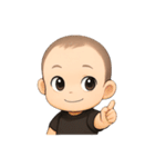 男の子のいろんな表情（個別スタンプ：27）