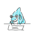 なんか深そうで浅いことを言ってるサメェ（個別スタンプ：28）