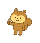 リスの赤ちゃんの生活 (えいご) Ver2（個別スタンプ：37）