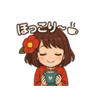 椿乃ちゃんの日常スタンプ（個別スタンプ：6）