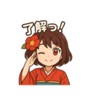 椿乃ちゃんの日常スタンプ（個別スタンプ：15）