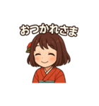 椿乃ちゃんの日常スタンプ（個別スタンプ：18）