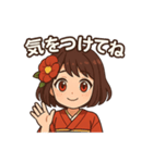 椿乃ちゃんの日常スタンプ（個別スタンプ：34）
