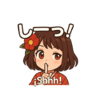 椿乃ちゃんの日常スタンプ スペイン語付き（個別スタンプ：31）