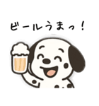 ダルメシアンと夏を楽しもう！（個別スタンプ：16）