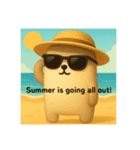 夏 ぷくちゃん日和(英語)（個別スタンプ：3）