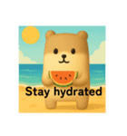 夏 ぷくちゃん日和(英語)（個別スタンプ：5）