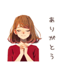 やさしい妻のご相談スタンプ（個別スタンプ：3）