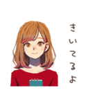 やさしい妻のご相談スタンプ（個別スタンプ：8）