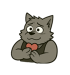 小さな狼犬（個別スタンプ：6）