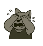 小さな狼犬（個別スタンプ：8）
