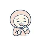[アレンジ用]パーカーを被ってみた（個別スタンプ：15）