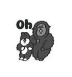 シュナウザー with Gorilla（個別スタンプ：17）
