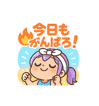 ちびギャルの夏まんきつスタンプ（個別スタンプ：5）