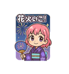 ちびギャルの夏まんきつスタンプ（個別スタンプ：7）