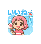 ちびギャルの夏まんきつスタンプ（個別スタンプ：9）
