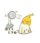 インコ達の夏スタンプ（個別スタンプ：6）