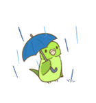 インコ達の夏スタンプ（個別スタンプ：15）