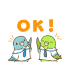インコ達の夏スタンプ（個別スタンプ：17）