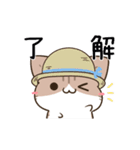 動く！毎日五月病なねこたち 夏スタンプ3（個別スタンプ：1）