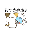動く！毎日五月病なねこたち 夏スタンプ3（個別スタンプ：6）