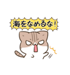 動く！毎日五月病なねこたち 夏スタンプ3（個別スタンプ：13）