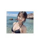 動くビキニ美少女❤️少しハレンチ台詞あり（個別スタンプ：7）