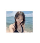 動くビキニ美少女❤️少しハレンチ台詞あり（個別スタンプ：8）