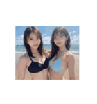 動くビキニ美少女❤️少しハレンチ台詞あり（個別スタンプ：11）