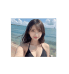 動くビキニ美少女❤️少しハレンチ台詞あり（個別スタンプ：15）