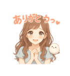 今日もがんばったね♡癒しのお姉さん彼女（個別スタンプ：34）